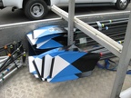 Case Oars in the trailer